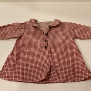 American girl doll historical Pleasant company, Kirsten’s housecoat plaid
